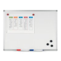 Bi-Office Tableau blanc AYDA, émaillé, 900...