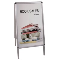 Bi-Office Plakatständer, Aluminiumrahmen, 461 x 884 mm