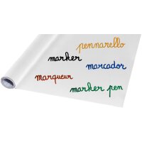 Wonday Weisswandtafel-Folie, selbstklebend, Rolle, weiss