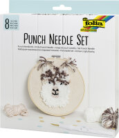 folia Punch Needle Set Alpaka, 8-teilig