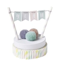 folia Paille en papier PASTEL STRIPES, longueur : 200 mm