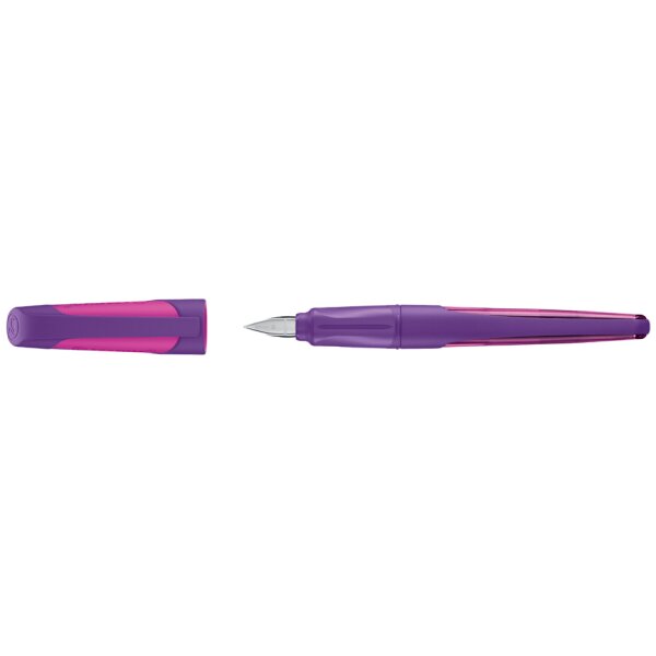 STABILO Stylo plume EASYbuddy A, noir/magenta