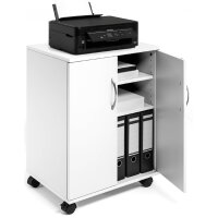 DURABLE Bürowagen "74 53", geschlossen, 3 Fächer, grau