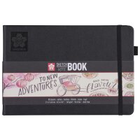 SAKURA Carnet de croquis, 210 x 148 mm, noir/blanc...