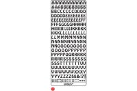 URSUS Hologramm Sticker 59220013 Buchstaben, rot