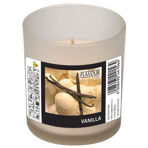 FLAVOUR by Gala Duftkerze im Glas "Vanilla"