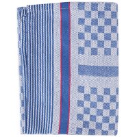 HYGOSTAR Torchon à vaisselle, quadrillé bleu-blanc, 240 g/m2