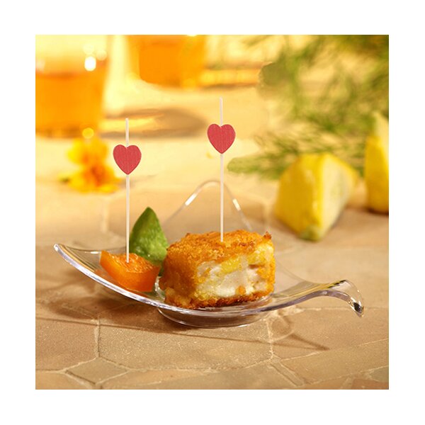 PAPSTAR Vegane Fingerfood-Spieße 12cm - 250 Stück Bambus