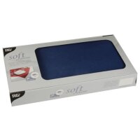 STARPAK Surnappe soft selection, bleu foncé