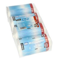 STARPAK Sac poubelle HDPE, 60 litres, blanc