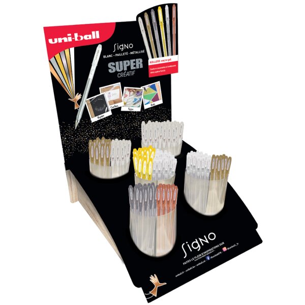 uni-ball Gelschreiber SIGNO UM120GSW 10D 003, 120er Display