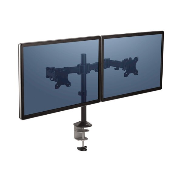 FELLOWES Reflex Doppel Monitorarm 8502601 schwarz