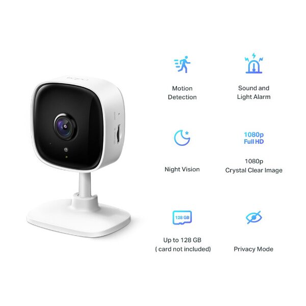 TP-LINK WiFi Camera Tapo C100 Home Security Day/Night view