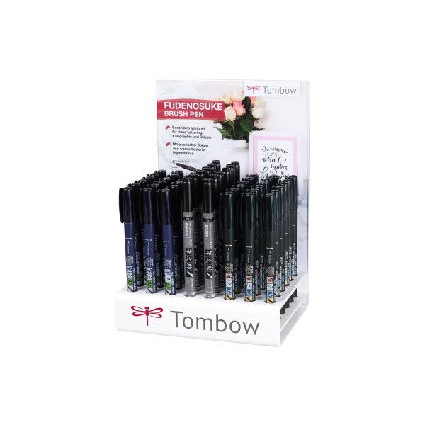 TOMBOW Kalligraphie-Stift WS-TBHS-48P-A Fudenosuke, Display