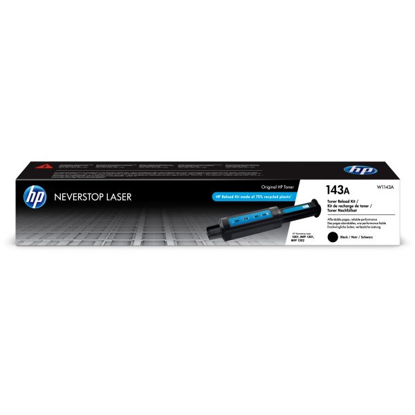 HP Kit recharge Toner 143A noir W1143A 1001n/1201n/1202nw 2500 p.
