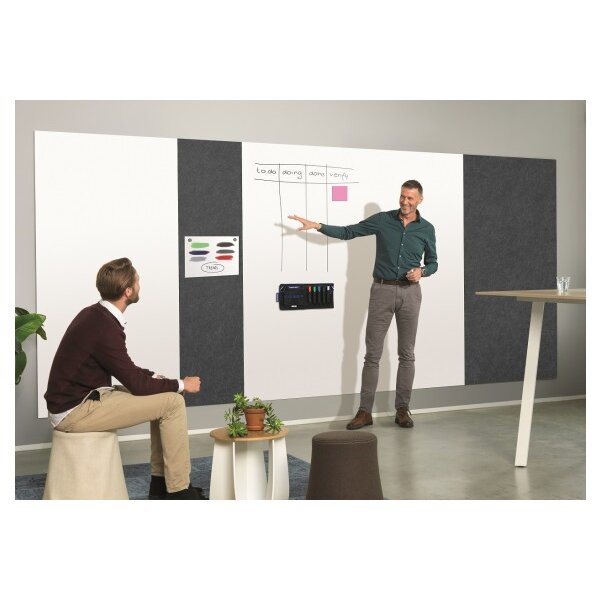 MAGNETOPLAN Infinity Wall X Acoustics 1011113 anthrazit 980x1980mm