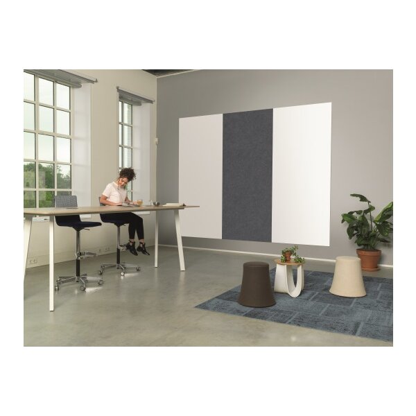 MAGNETOPLAN Infinity Wall X Acoustics 1011113 anthrazit 980x1980mm