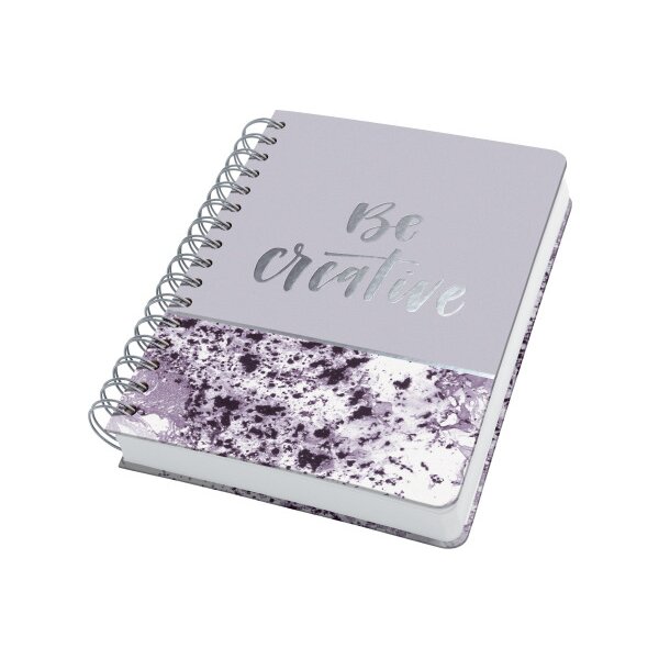 JOLIE Carnet A5 JN607 Violet Marble, dots, 240 p.