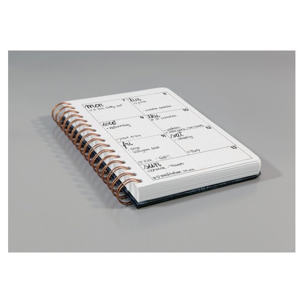 JOLIE Carnet A5 JN607 Violet Marble, dots, 240 p.