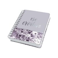 JOLIE Carnet A5 JN607 Violet Marble, dots, 240 p.