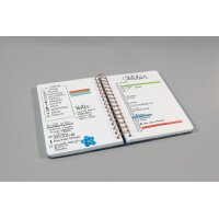 JOLIE Carnet A5 JN607 Violet Marble, dots, 240 p.