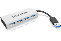 ICY BOX 4 Port Hub USB 3.0 IB-AC6104 Aluminium silver