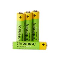 INTENSO Energy Eco 1000mAh AAA HR03 7505214 Rechargeable 4pcs blister
