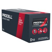 DURACELL Pile PROCELL 15476mAh PC1300 D, LR20, 1.5V 10 pcs.