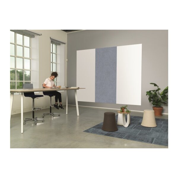 MAGNETOPLAN Infinity Wall X Acoustics 1011101 grau 980x1980mm
