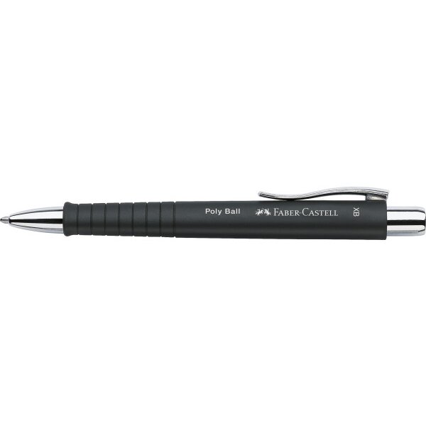 FABER-CASTELL Stylo &agrave; bille Poly Ball XB 241153 black