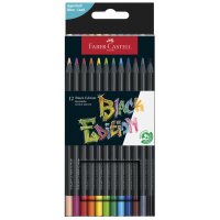 FABER-CASTELL Crayon de couleur Black Edition,...
