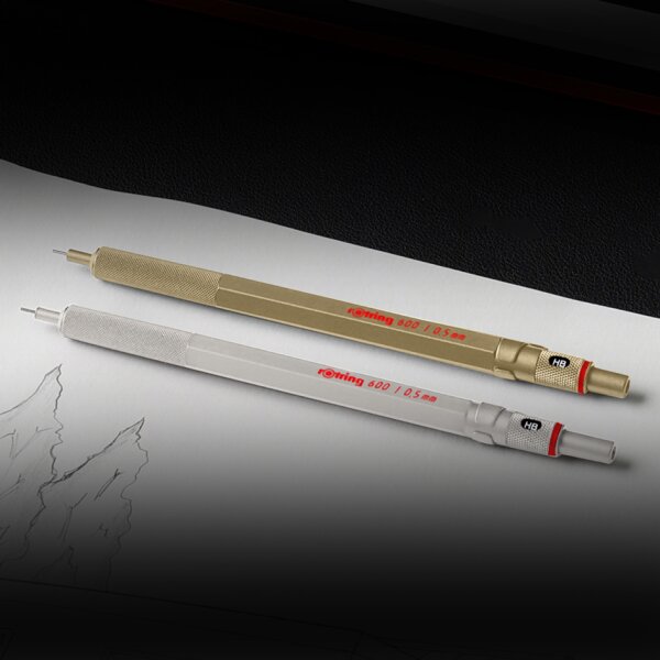 rotring Feinminenstift 600 Metallic, 0,7 mm, rot