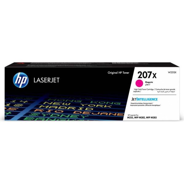 HP Cartouche toner 207X magenta W2213X CLJ Pro M255/282/283 2450 p.
