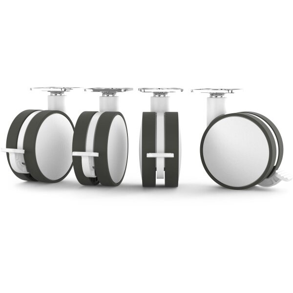 MAGNETOPLAN Pi&egrave;ce de rechange rouleaux set 1146099 InfinityWall + Tool-Hub 4 pcs.