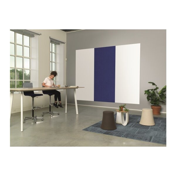 MAGNETOPLAN Infinity Wall X Acoustics 1011114 dunkelblau 980x1980mm