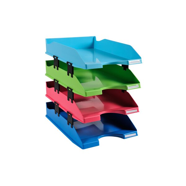 EXACOMPTA Briefablage-Set Combo Midi 1131928SETD Farben ass., 1928 4 Stück