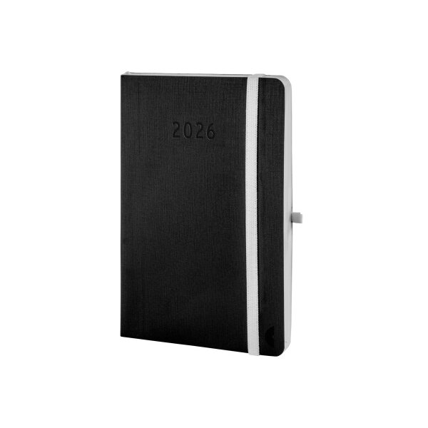 CHRONOPLAN Chronobook Black&White 2026 50966Z.26 1W/2S schwarz SC Mini