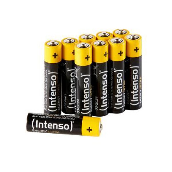 INTENSO Energy Ultra AAA LR03 7501910 Alkaline 10pcs shrinked pack