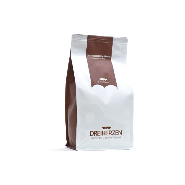 DREIHERZEN Grain de caf&eacute; 1kg 10074 Marrone
