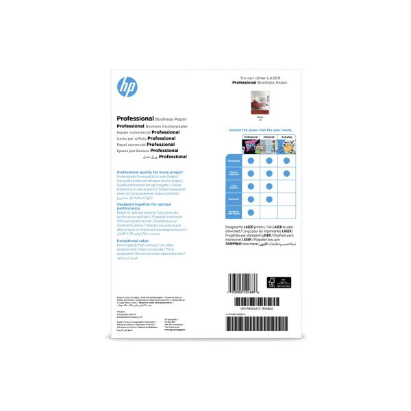 HP Professional FSC Paper A4 7MV80A Laser Matte 200g 150 Blatt