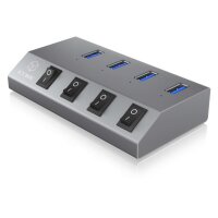 ICY BOX 4 Port Hub & Charger USB 3.0 IB-HUB1405...
