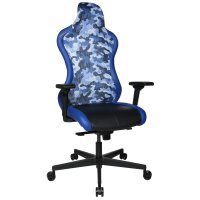 Topstar Chaise de bureau Sitness RS Sport Plus, noir/bleu