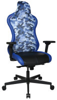 Topstar Chaise de bureau Sitness RS Sport Plus, noir/bleu