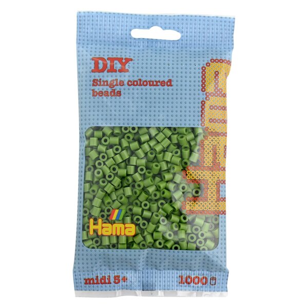 Hama Perles &agrave; repasser midi, sachet, olive clair