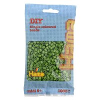 Hama Perles à repasser midi, sachet, olive clair
