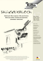 folia Skizzenblock, DIN A4, 120 g qm, 50 Blatt