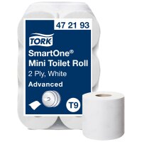 TORK Grossrollen-Toilettenpapier SmartOne Mini, weiss,...
