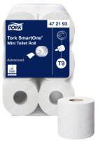 TORK Papier toilette grand rouleau SmartOne Mini, blanc