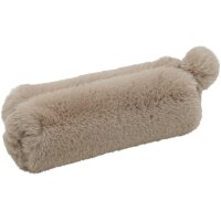 WEDO Trousse FLUFFY, en peluche, gris bleu