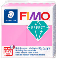 FIMO EFFECT Modelliermasse, ofenhärtend, neonpink, 57 g